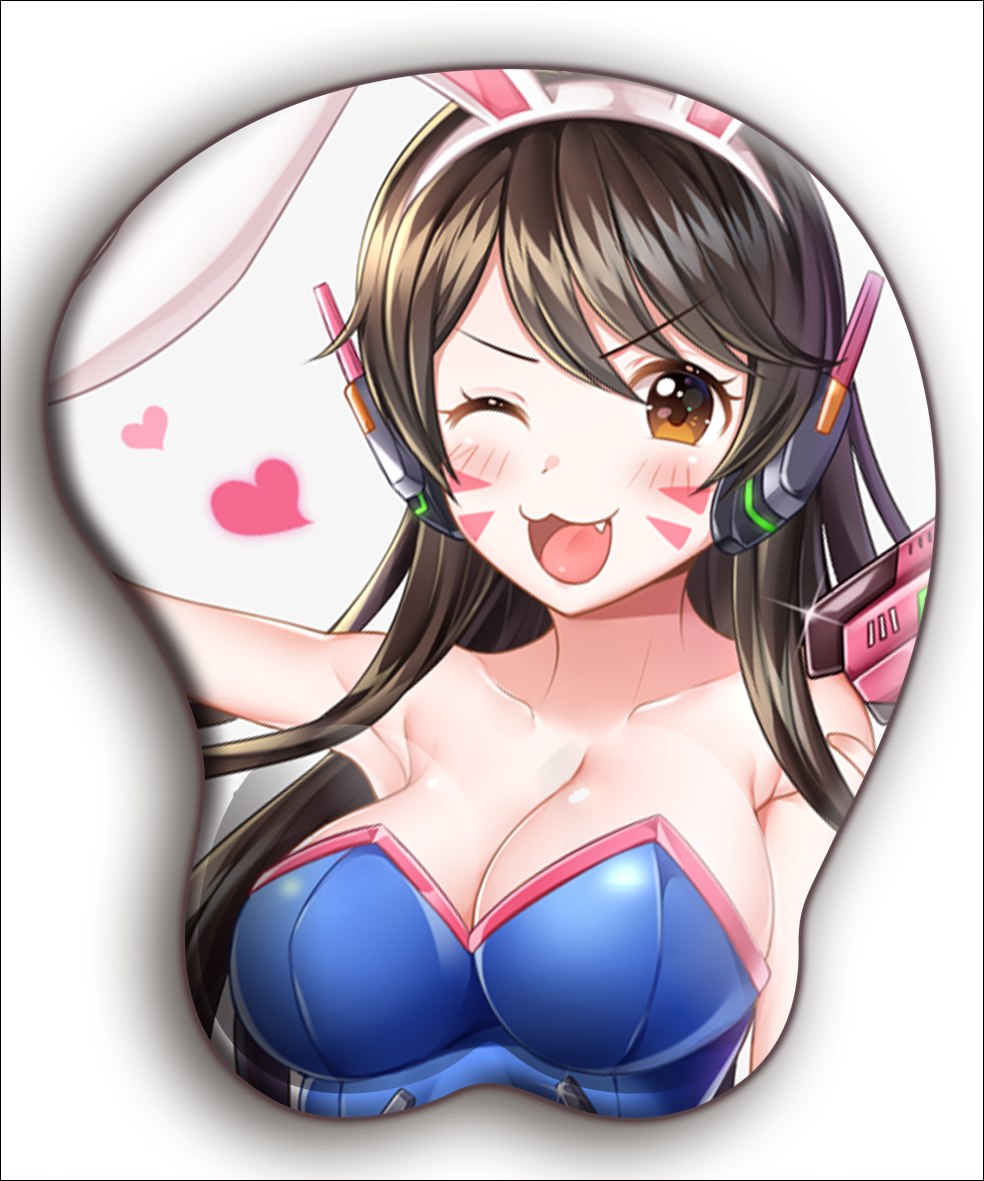 D.Va In Love - Boobies Mouse Pad